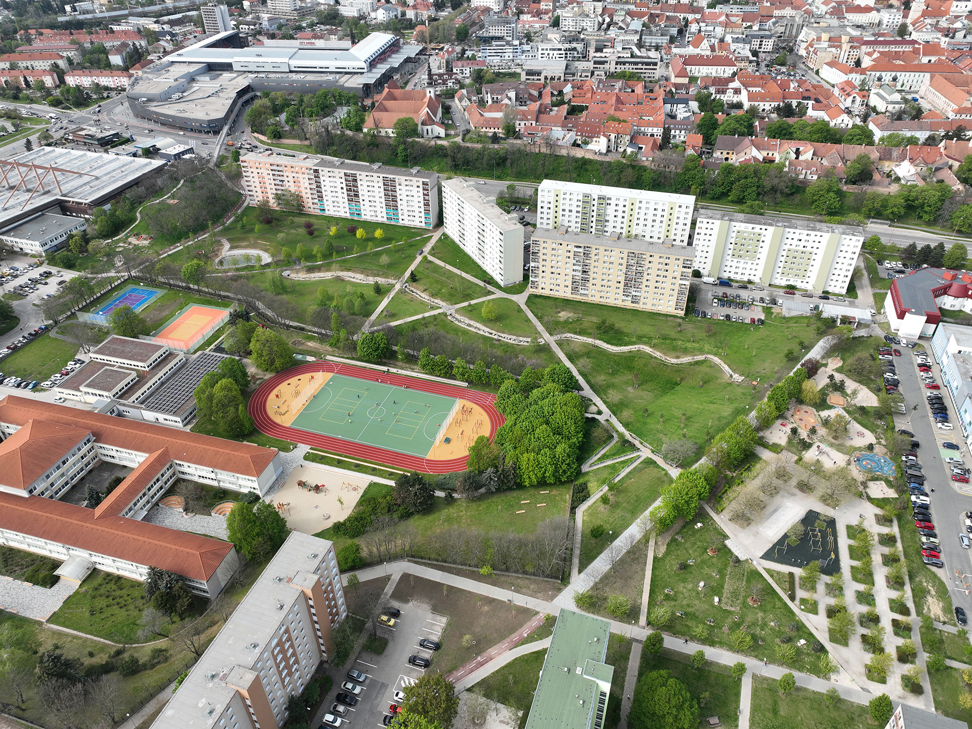 Obnova sídliskového dvora Agátka, Trnava